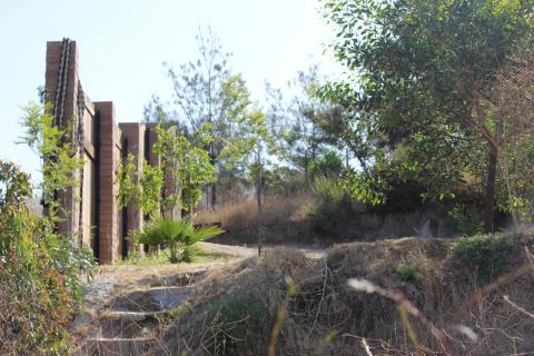 camino al patio de abajo
