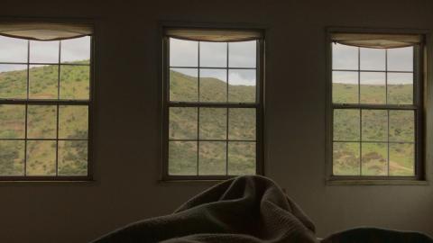 vista desde la cama
